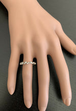 Load image into Gallery viewer, Natural Diamond 14K Solid White Gold Band Ring