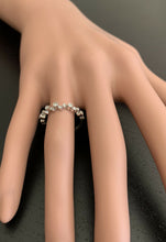 Load image into Gallery viewer, Natural Diamond 14K Solid White Gold Band Ring
