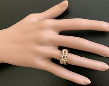 Load image into Gallery viewer, 0.70Ct Natural Diamond 14K Solid Rose Gold Band Ring