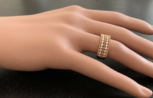Load image into Gallery viewer, 0.70Ct Natural Diamond 14K Solid Rose Gold Band Ring