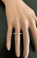 Load image into Gallery viewer, 0.35Ct Natural Diamond 14K Solid Rose Gold Band Ring