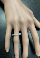 Load image into Gallery viewer, 0.30Ct Natural Diamond 14K Solid White Gold Band Ring