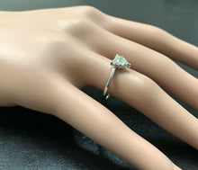 Load image into Gallery viewer, 0.35Ct Natural Diamond 14K Solid White Gold Heart Ring