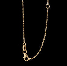 Load image into Gallery viewer, 0.25Ct Stunning 14K Solid Yellow Gold Diamond Bar Necklace
