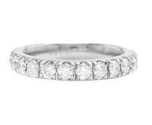 Load image into Gallery viewer, 1.80 Carats Natural Diamond 950 Platinum Eternity Ring