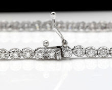 Load image into Gallery viewer, Very Impressive 1.15 Carats Natural Diamond 14K Solid White Gold Bracelet