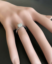 Load image into Gallery viewer, 0.45 Carats Natural Diamond 18k Solid White Gold Band Ring