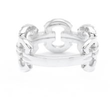 Load image into Gallery viewer, 0.40ct Natural Diamond 14k Solid White Gold Band Ring