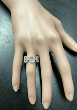 Load image into Gallery viewer, 0.40ct Natural Diamond 14k Solid White Gold Band Ring