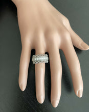 Load image into Gallery viewer, 1.15ct Natural Diamond 14k Solid White Gold Band Ring