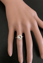 Load image into Gallery viewer, 2.25 Carats Natural Morganite and Diamond 14k Solid Yellow Gold Ring