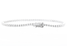 Load image into Gallery viewer, 2.80 Carats Natural Diamond 14k Solid White Gold Bracelet