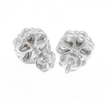 Load image into Gallery viewer, Exquisite 1.40 Carats Natural Diamond 14K Solid White Gold Stud Earrings