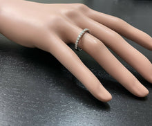 Load image into Gallery viewer, Splendid 0.65 Carats Natural Diamond 14K Solid White Gold Ring