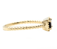 Load image into Gallery viewer, Exquisite Natural Green Tourmaline 14K Solid Yellow Gold Ring