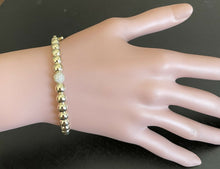 Load image into Gallery viewer, Very Impressive 0.40 Carats Natural Diamond 14K Solid Yellow Gold Bangle Bracelet