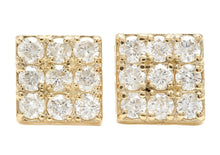 Load image into Gallery viewer, 1.15 Carat Natural Diamond 14K Solid Yellow Gold Earrings
