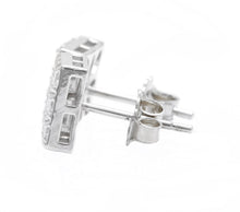 Load image into Gallery viewer, 1.15 Carat Natural Diamond 14K Solid White Gold Earrings