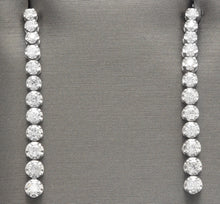 Load image into Gallery viewer, 1.40 Carat Natural Diamond 14K Solid White Gold  Earrings