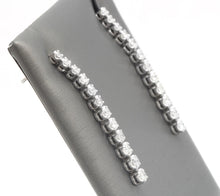 Load image into Gallery viewer, 1.40 Carat Natural Diamond 14K Solid White Gold  Earrings