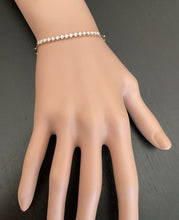 Load image into Gallery viewer, 0.60 Carats Stunning Natural Diamond 14K Solid Rose Gold Tennis Paperclip Style Bracelet