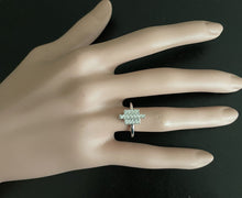 Load image into Gallery viewer, 0.25Ct Natural Diamond 14K Solid White Gold Band Ring