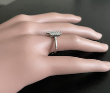 Load image into Gallery viewer, 0.25Ct Natural Diamond 14K Solid White Gold Band Ring