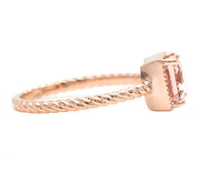 Load image into Gallery viewer, 1.50 Carats Natural Morganite 14K Solid Rose Gold Ring