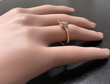 Load image into Gallery viewer, 1.50 Carats Natural Morganite 14K Solid Rose Gold Ring