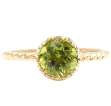 Load image into Gallery viewer, 1.50 Carats Natural Peridot 14K Solid Yellow Gold Ring