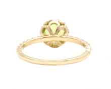 Load image into Gallery viewer, 1.50 Carats Natural Peridot 14K Solid Yellow Gold Ring