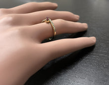 Load image into Gallery viewer, Splendid Natural Ruby and Diamond 14K Solid Yellow Gold Ring