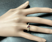 Load image into Gallery viewer, Splendid Natural Ruby and Diamond 14K Solid Yellow Gold Ring