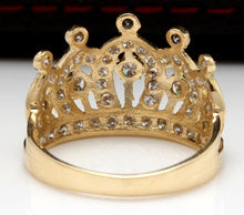 Load image into Gallery viewer, Splendid 1.00 Carats Natural Diamond 14K Solid Yellow Gold Ring