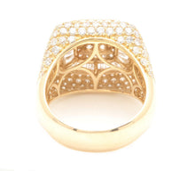 Load image into Gallery viewer, 3.69Ct Natural Diamond 14K Solid Yellow Gold Men's Ring