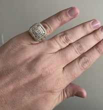 Load image into Gallery viewer, 3.69Ct Natural Diamond 14K Solid Yellow Gold Men's Ring