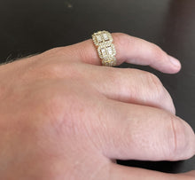 Load image into Gallery viewer, 2.50Ct Natural Diamond 14K Solid Yellow Gold Men's Ring