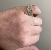 Load image into Gallery viewer, 2.50Ct Natural Diamond 14K Solid Yellow Gold Men's Ring