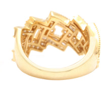 Load image into Gallery viewer, 1.15Ct Natural Diamond 10K Solid Yellow Gold Unisex Ring