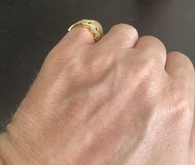 Load image into Gallery viewer, 1.15Ct Natural Diamond 10K Solid Yellow Gold Unisex Ring