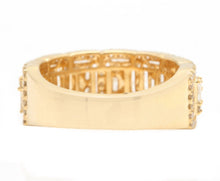 Load image into Gallery viewer, 1.70Ct Natural Diamond 14K Solid Yellow Gold Men's Ring