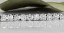 Load image into Gallery viewer, Very Impressive 4.15 Carats Natural VS Diamond 14K Solid White Gold Bracelet
