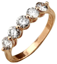 Load image into Gallery viewer, Splendid .90 Carats Natural VS1 Diamond 14K Solid Yellow Gold Ring
