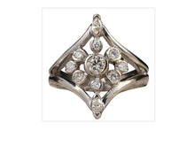 Load image into Gallery viewer, Splendid 1.00 Carats Natural VS1 Diamond 14K Solid White Gold Ring