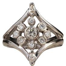 Load image into Gallery viewer, Splendid 1.00 Carats Natural VS1 Diamond 14K Solid White Gold Ring