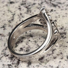 Load image into Gallery viewer, Splendid 1.00 Carats Natural VS1 Diamond 14K Solid White Gold Ring