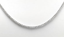 Load image into Gallery viewer, Splendid 5.45 Carats Natural Diamond 18K Solid White Gold Necklace