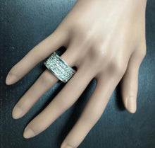 Load image into Gallery viewer, Splendid 4.00 Carats Natural VVS Diamond 14K Solid White Gold Ring