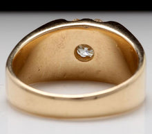 Load image into Gallery viewer, Splendid 1.00 Carats Natural VS2 Diamond 14K Solid Yellow Gold Ring