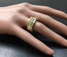 Load image into Gallery viewer, Splendid 1.00 Carats Natural VS2 Diamond 14K Solid Yellow Gold Ring